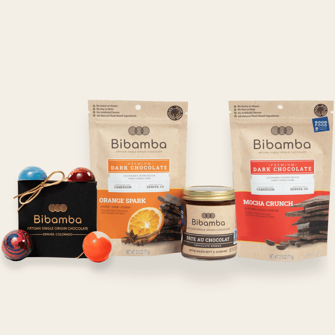 Bestsellers Gift Bundle of Bibamba Chocolate