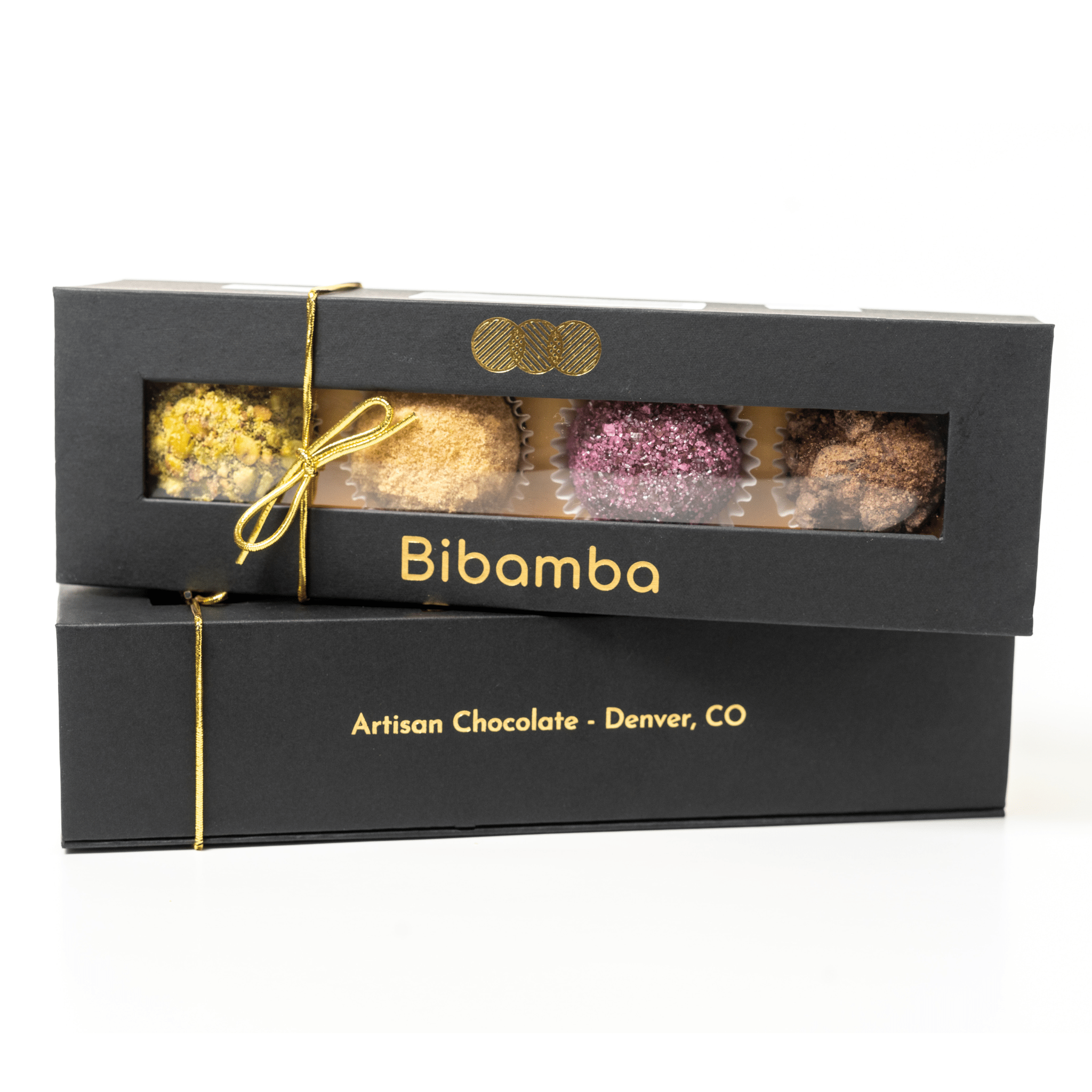 4 - Piece Handmade Truffles - Bibamba Artisan Chocolate
