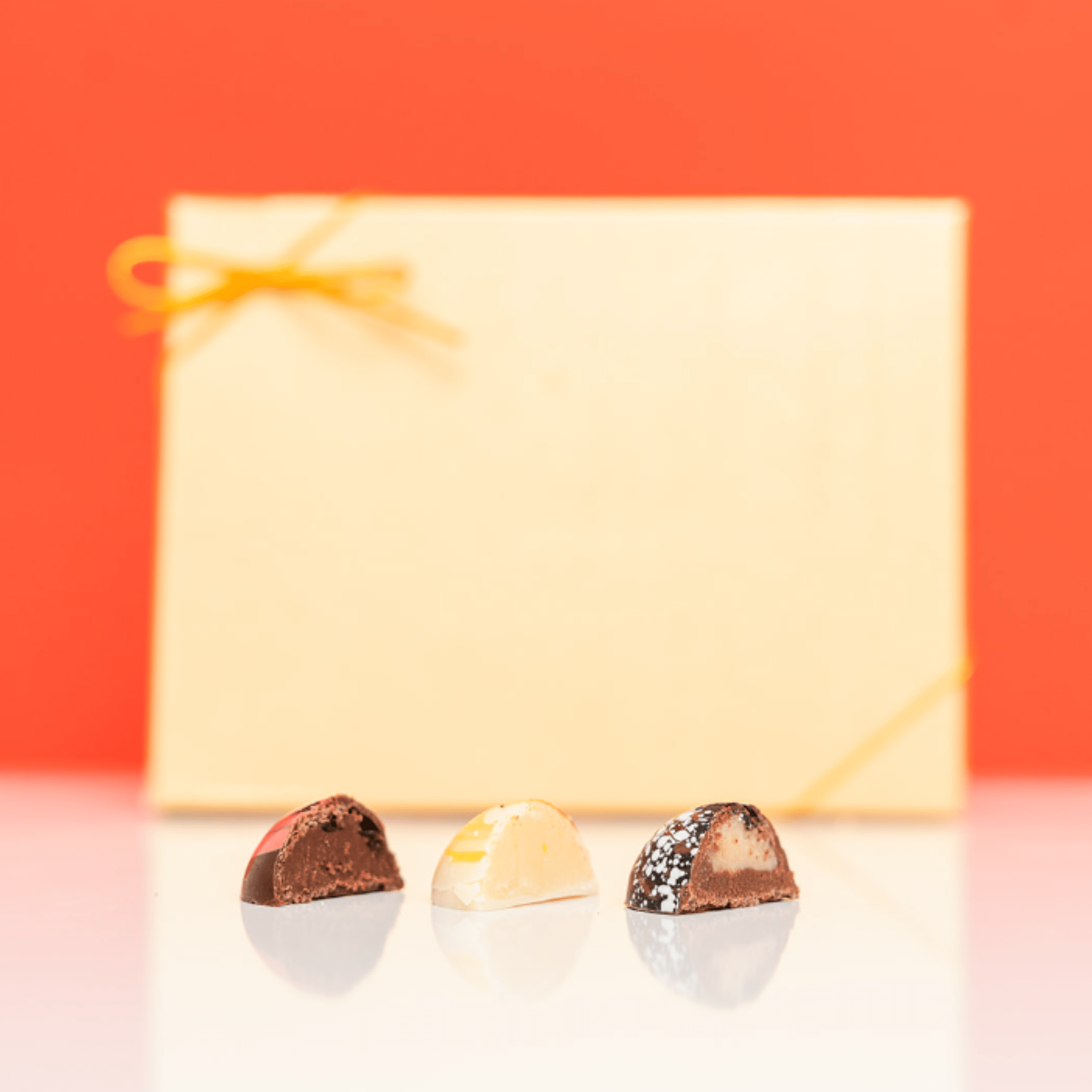 12 - Piece Artisan Bon Bon Box - Bibamba Artisan Chocolate