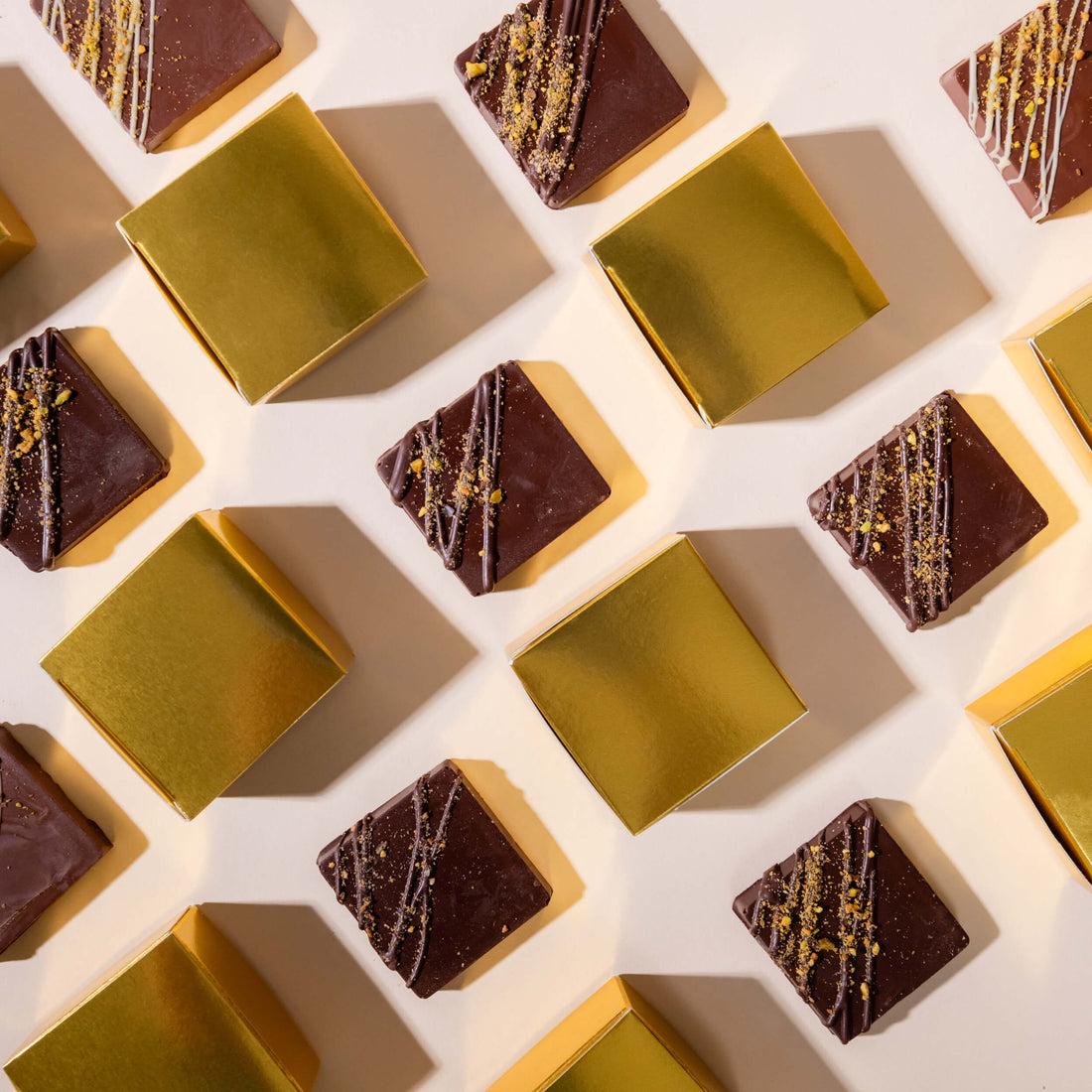 Bibamba's dark vegan Dubai chocolate bar