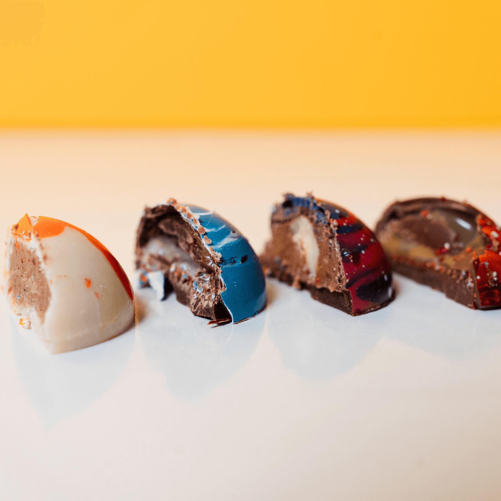 4 - Piece Bon Bon Box - Bibamba Artisan Chocolate