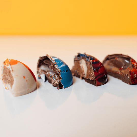 4 - Piece Bon Bon Box - Bibamba Artisan Chocolate