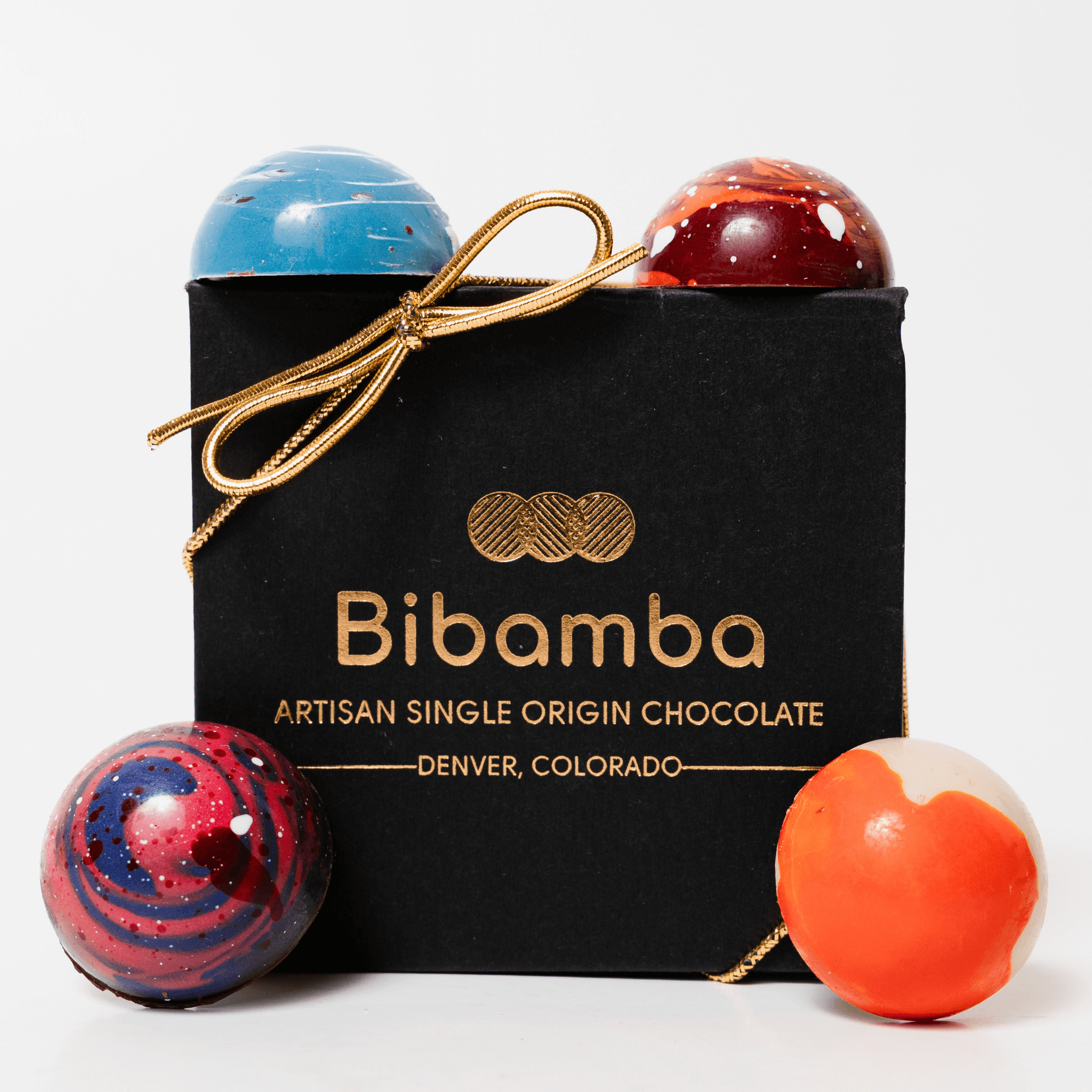 4 - Piece Bon Bon Box - Bibamba Artisan Chocolate