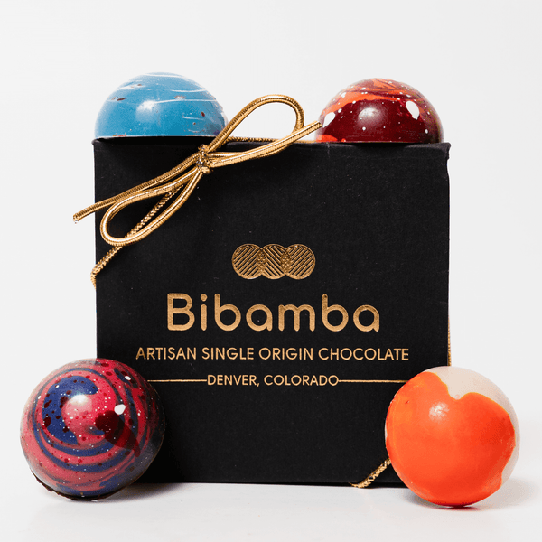 4 - Piece Bon Bon Box - Bibamba Artisan Chocolate