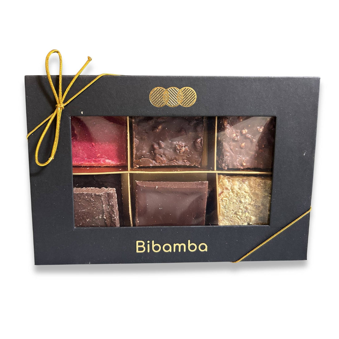 Milk Chocolate and White Chocolate Square Sampler Box - Bibamba Artisan Chocolate