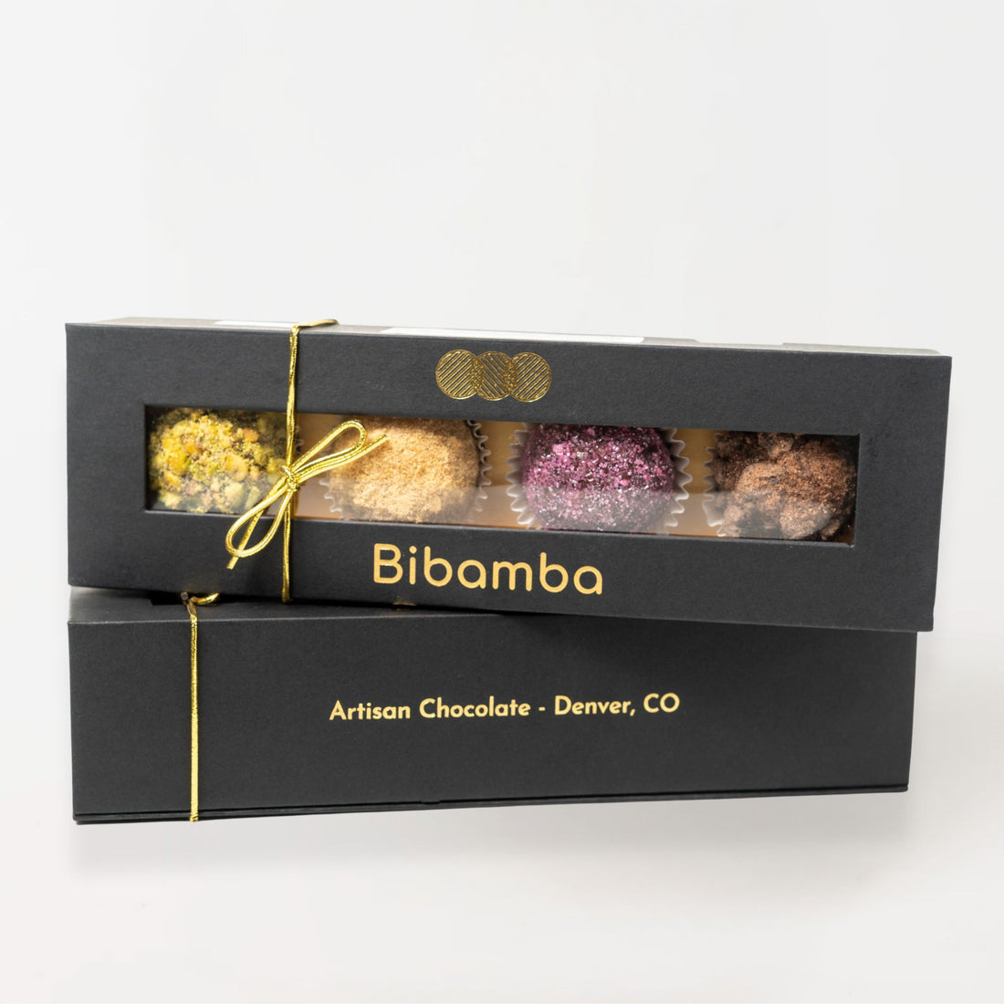 4 - Piece Handmade Truffles - Bibamba Artisan Chocolate
